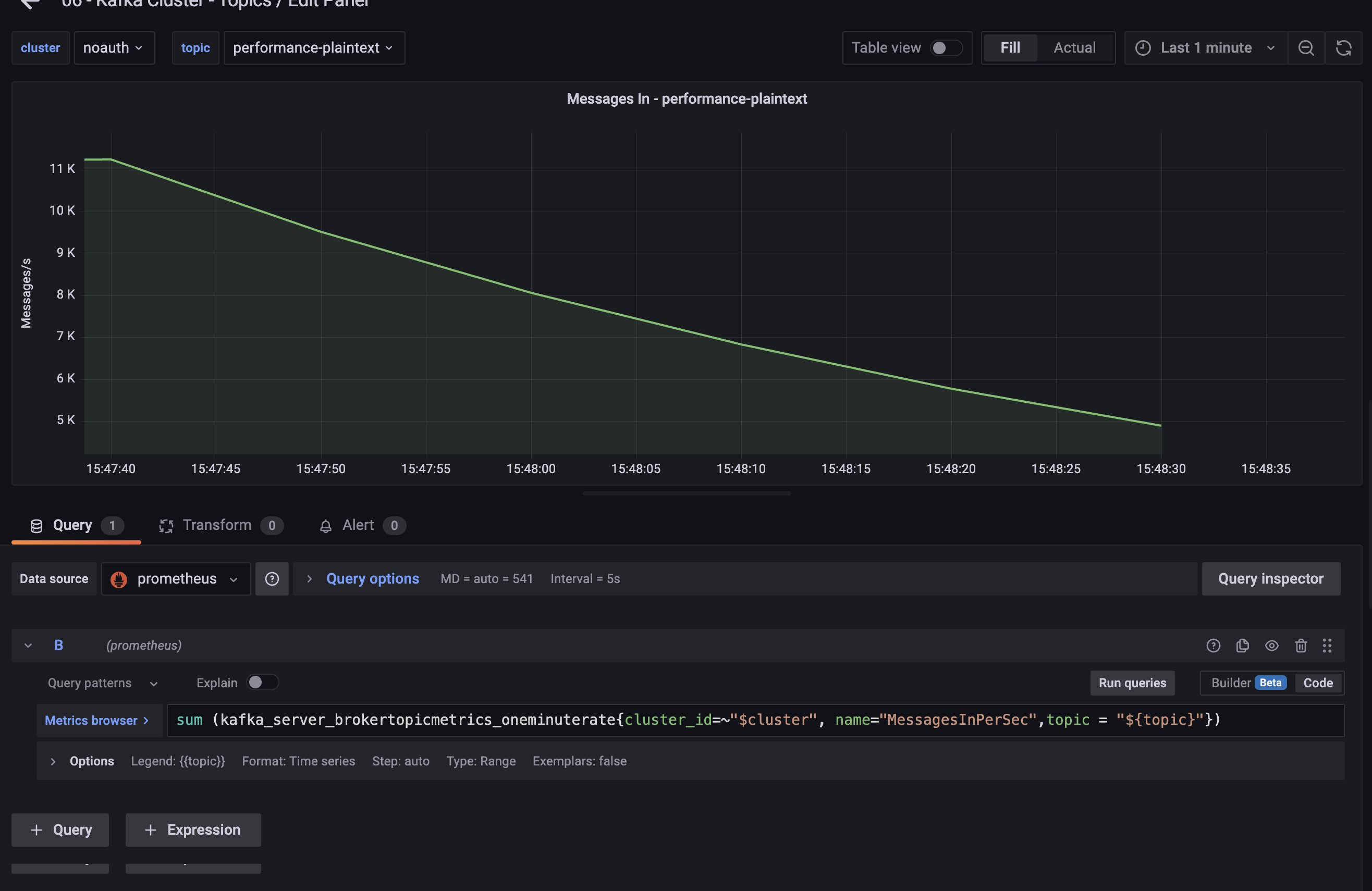 Grafana Query